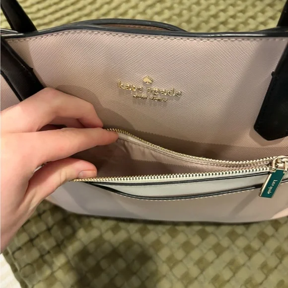 Kate Spade Staci Large Tan and Black Tote - Picture 5 of 7